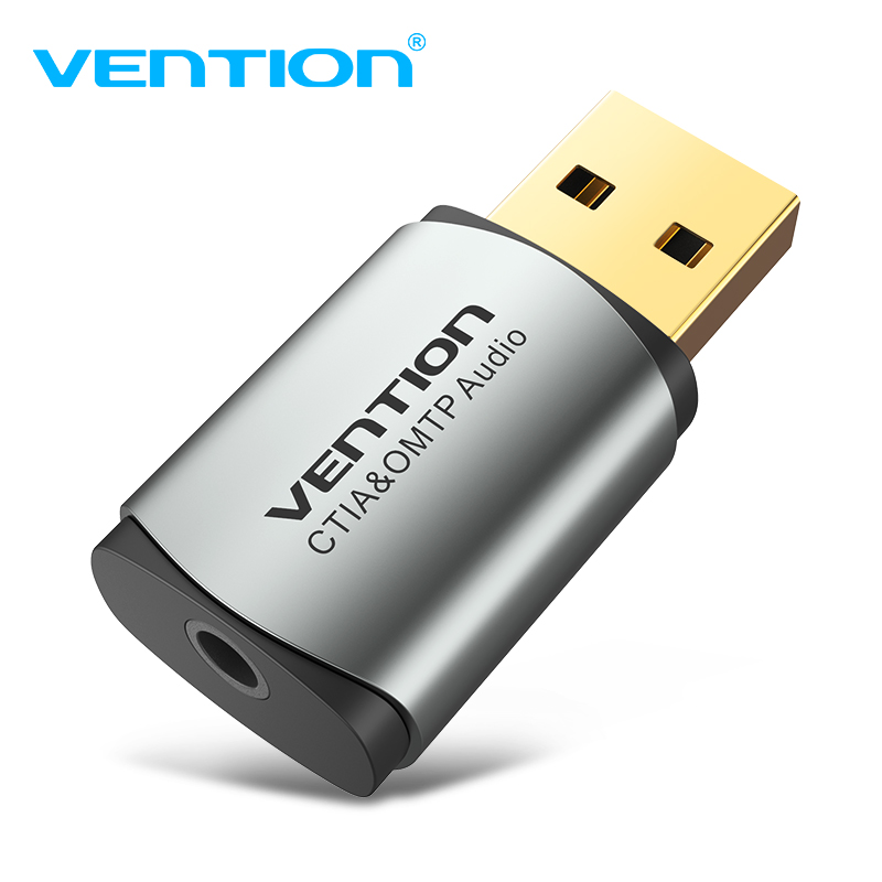 COD Vention Card âm thanh USB To Jack 3.5mm 2 trong 1 giao diện bộ điều