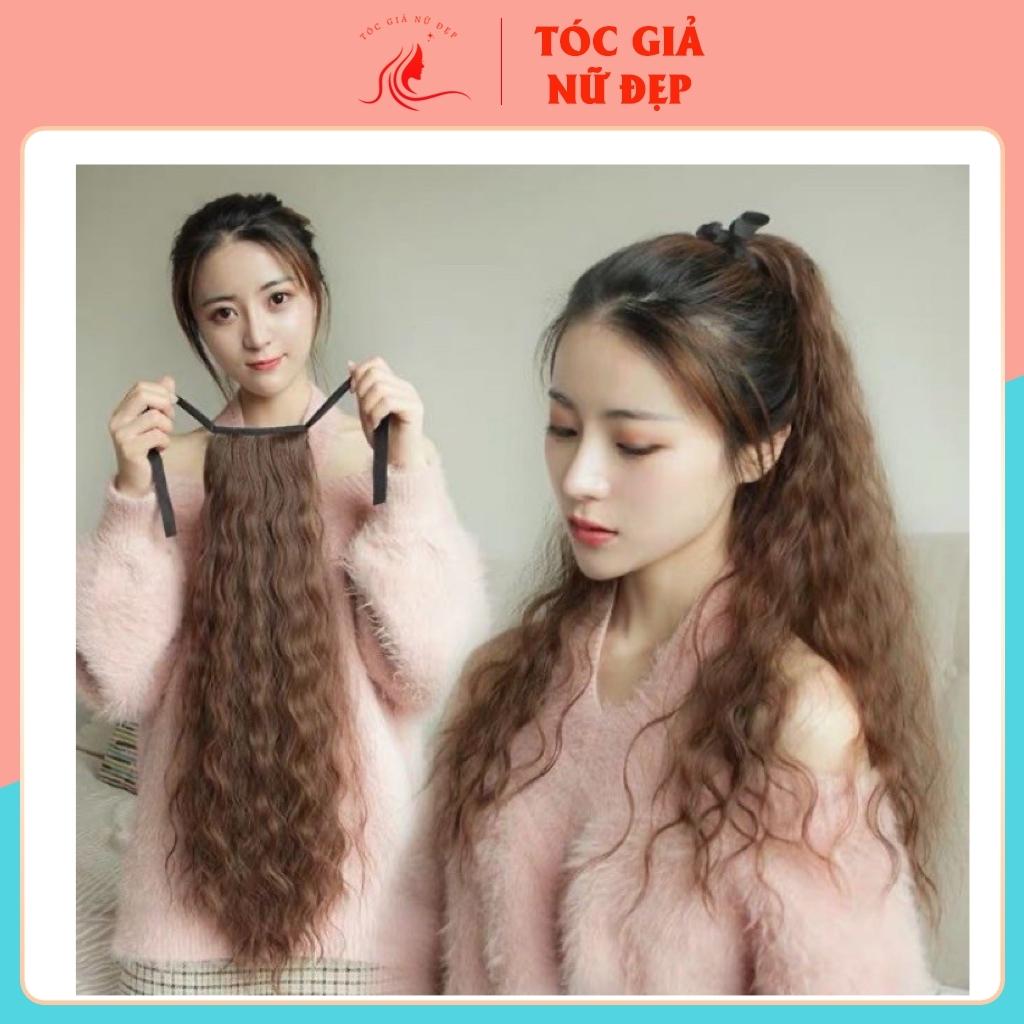 Tóc giả nữ cột ❤️FREESHIP❤️ Tóc giả cột xù 60cm. 0022