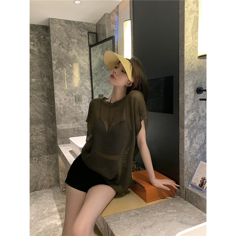 Áo lưới cánh dơi nữ