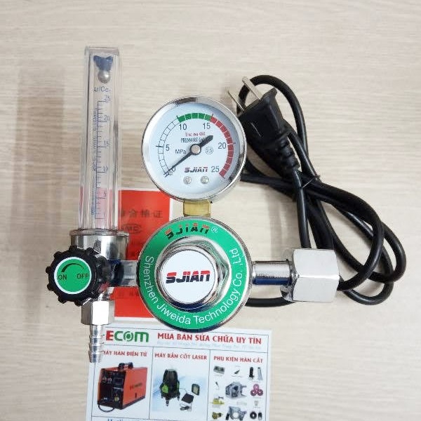 Đồng hồ CO2 Sjian dùng cho máy hàn mig