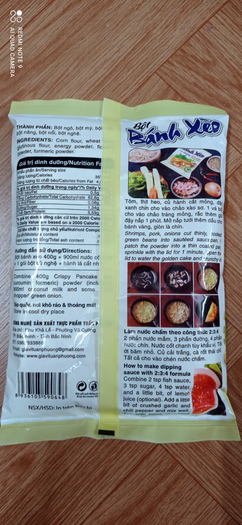 Bột bánh xèo Tuấn Phương 400gr