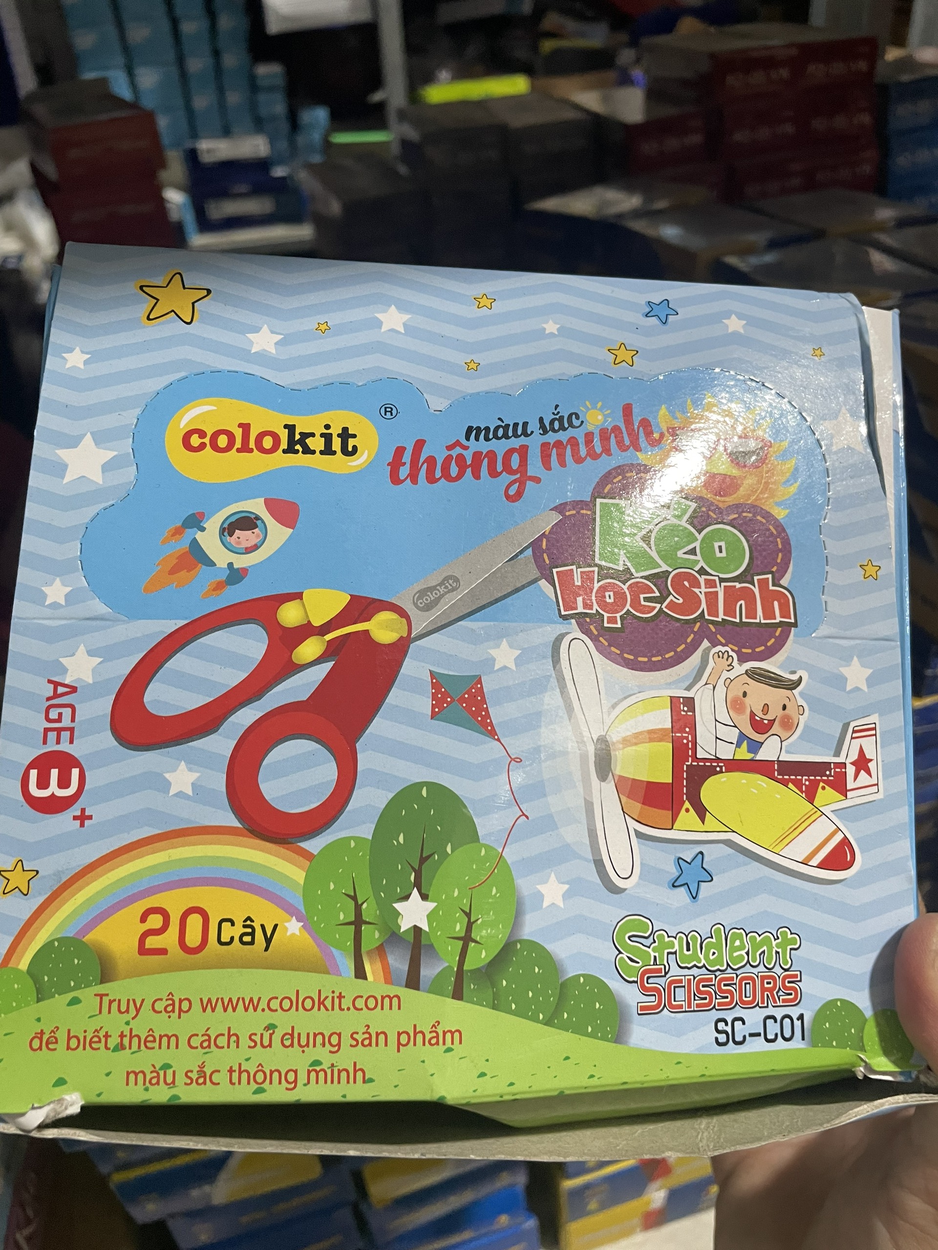 (1 Cây) Kéo học sinh Colokit Thiên Long SC-C01