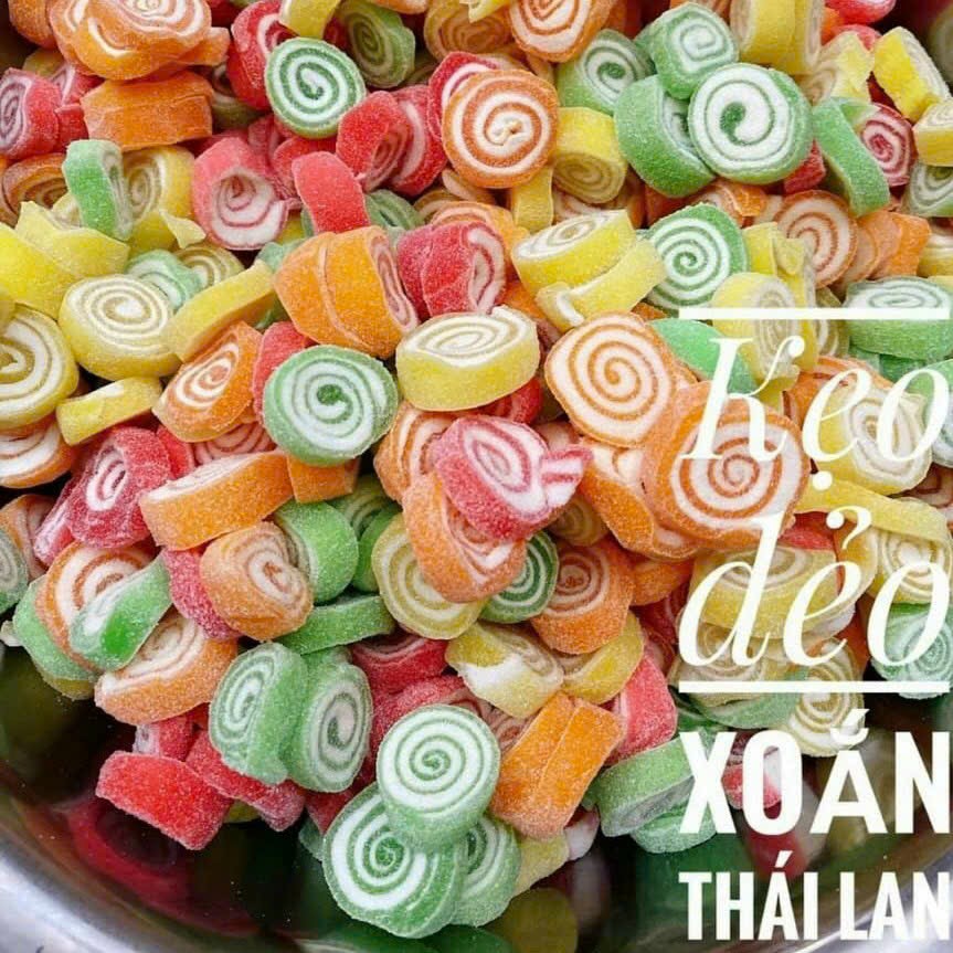 Kẹo dẻo cuộn trái cây 500g