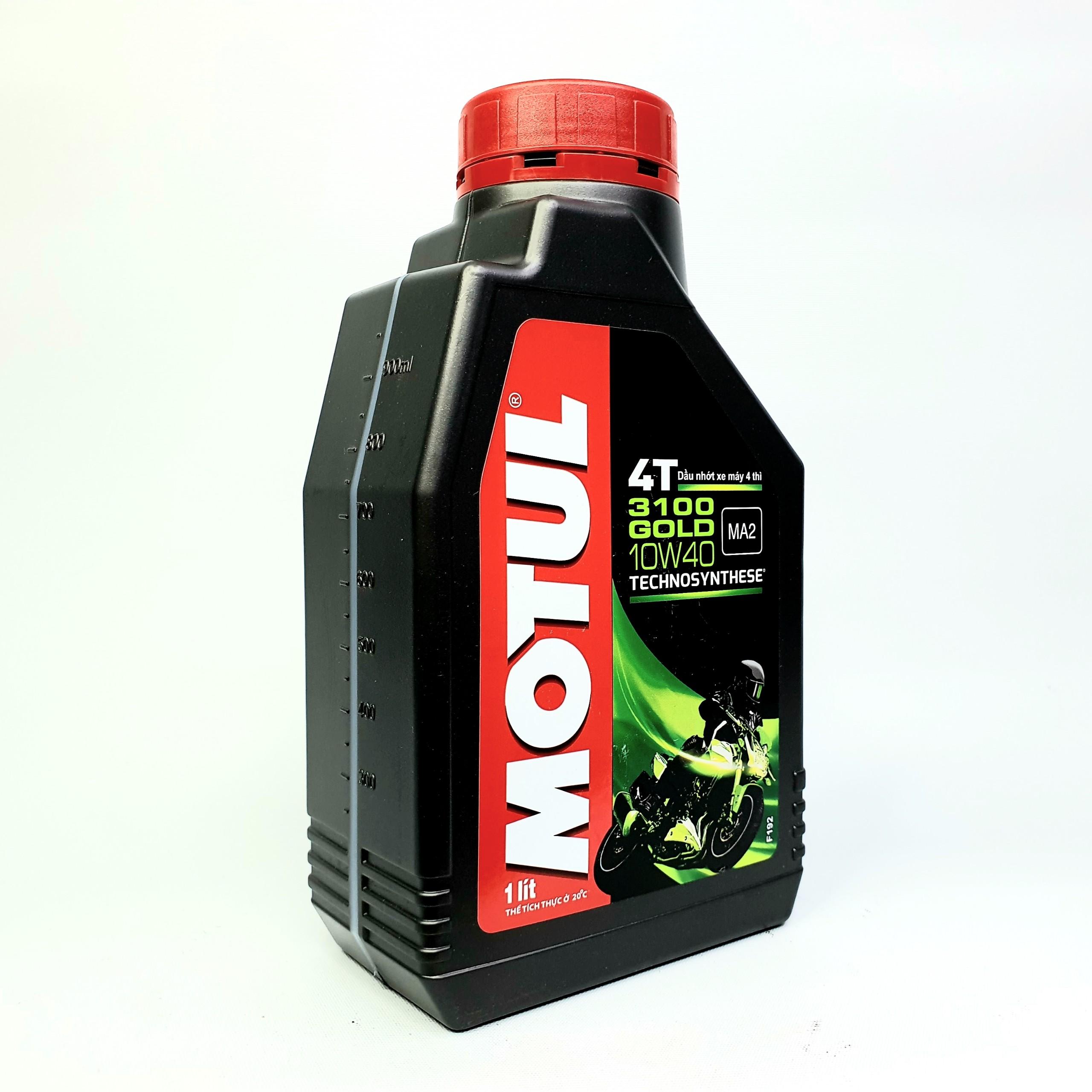 [HCM][1 LÍT 1] Motul 3100 Gold 10w40 1L1 Nhớt bán tổng hợp cho xe số