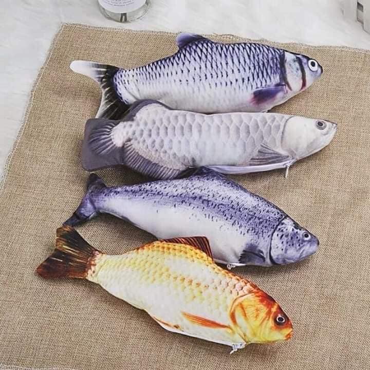 Đồ Chơi Cá Bằng Bông Chạy Bằng Pin