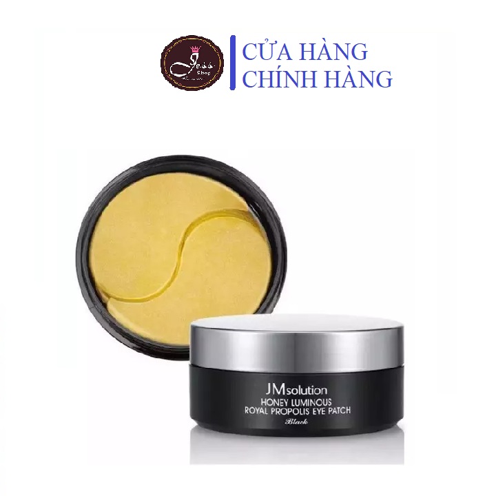 Mặt Nạ Mắt Giảm Thâm Giảm Nếp Nhăn JM Solution Eye Patch Black 90g (60 miếng)
