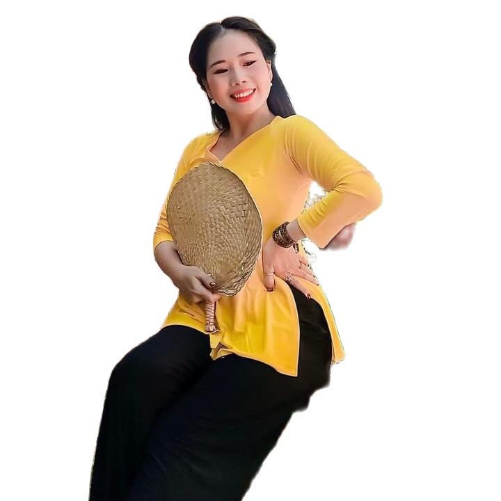 áo bà ba TRƠN size 2(50-55kg) mặc vừa.(áo lẻ ko kèm quần)