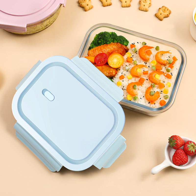 Crystal lunch box set, office lunch box with chopstick-thermal bag gift
