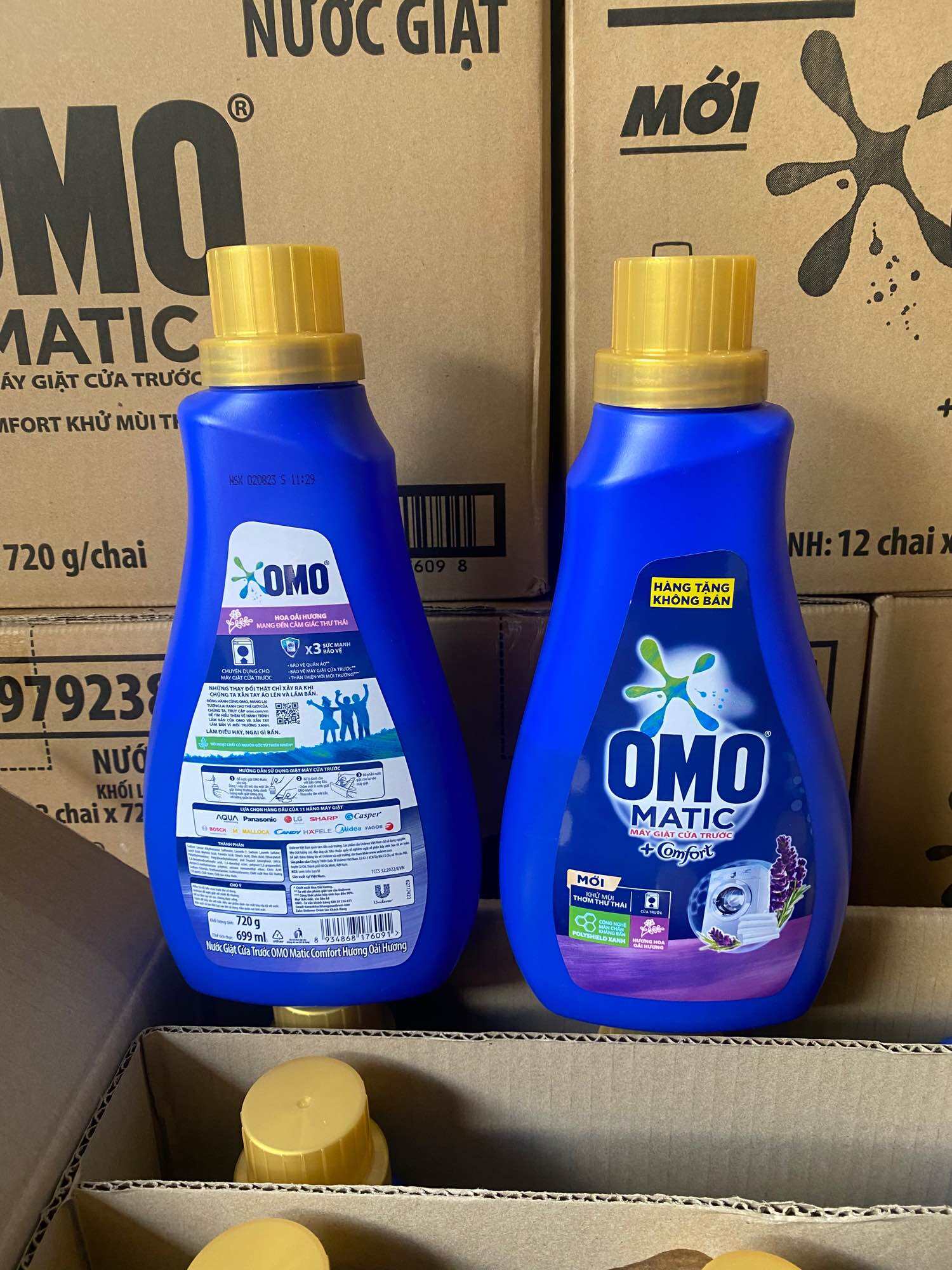 Omo Matic front-load laundry detergent 720g/699ml From Nature