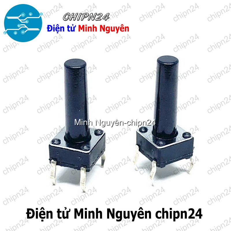 [10 cái] (F62) Nút nhấn 4 chân 6x6x14mm DIP - HH005503
