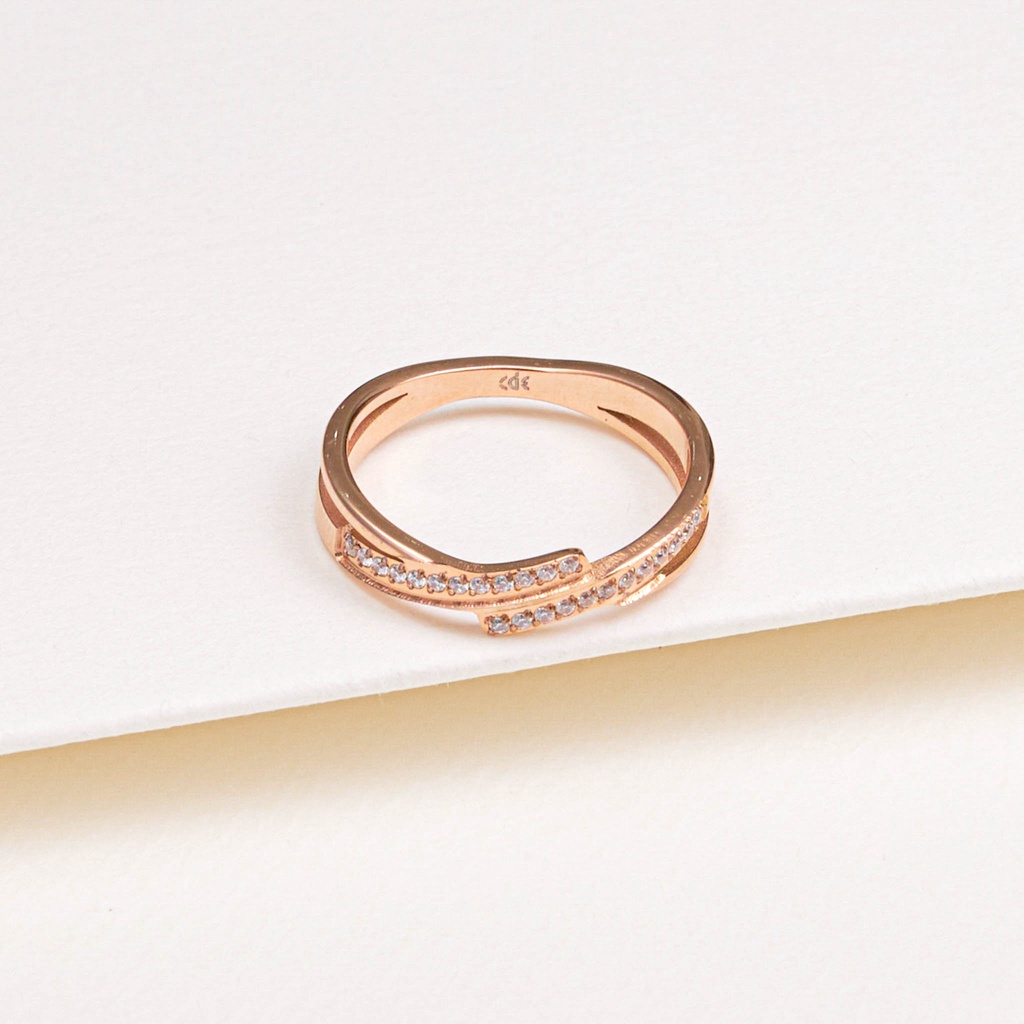 Nhẫn CDE Spiral Duo Ring Rose Gold CDE8015RG