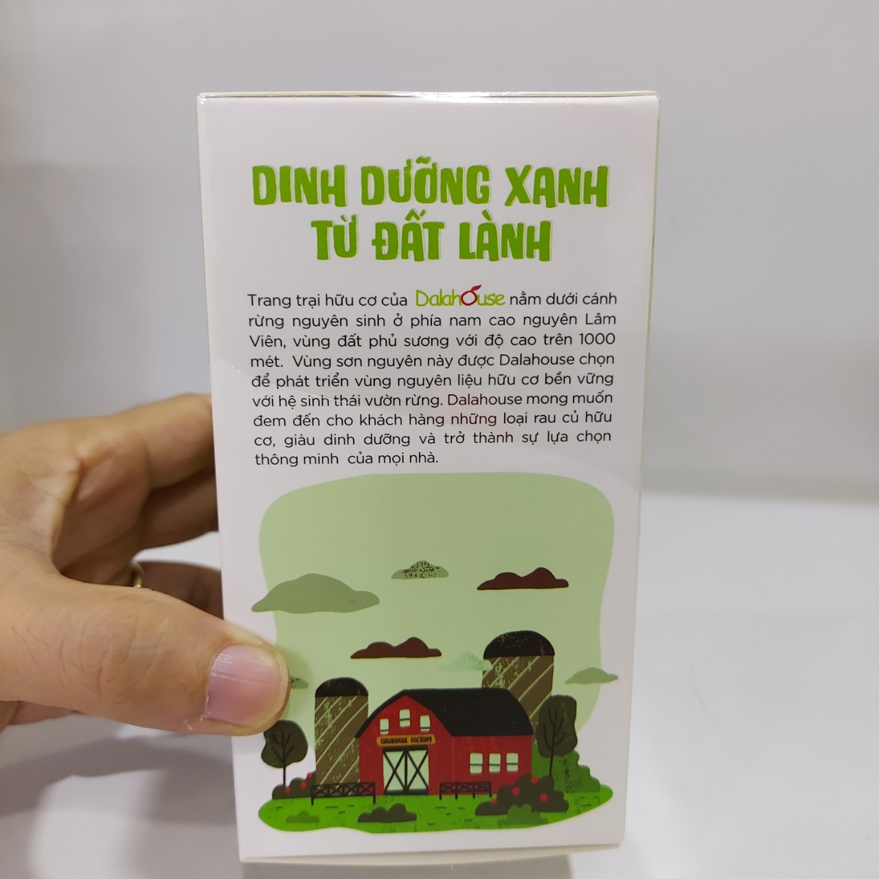 Bột cỏ lúa mì nguyên chất thải độc gan Dalahouse 60g (3g x 20 gói)