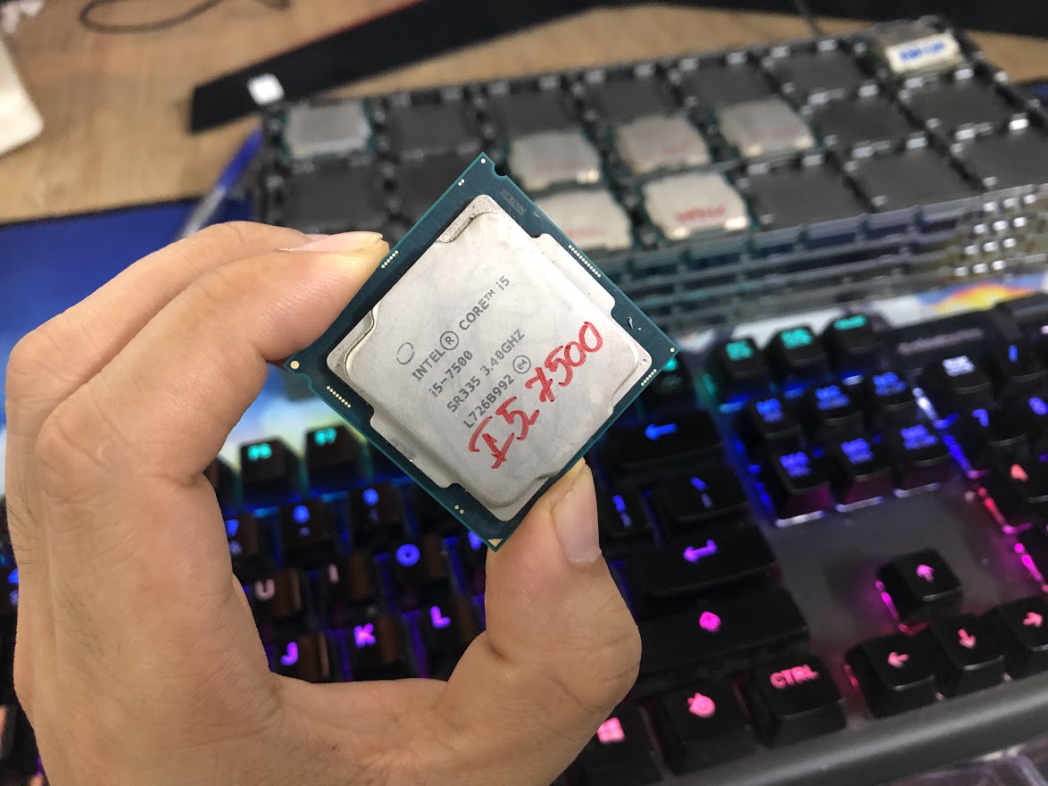 CPU i5 7500, i5 6400, i3 6100... socket 1151v1 hàng bóc máy