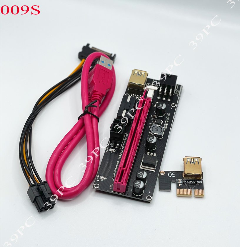 [39PC] Dây Riser Máy Đào 008s - 009s - 009s plus - 012 max 10 tụ Có Led New