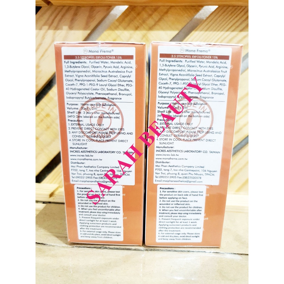 Dung Dịch Mona Frema Mpa Mandelic + Pyruvic Acid 15% 30ml