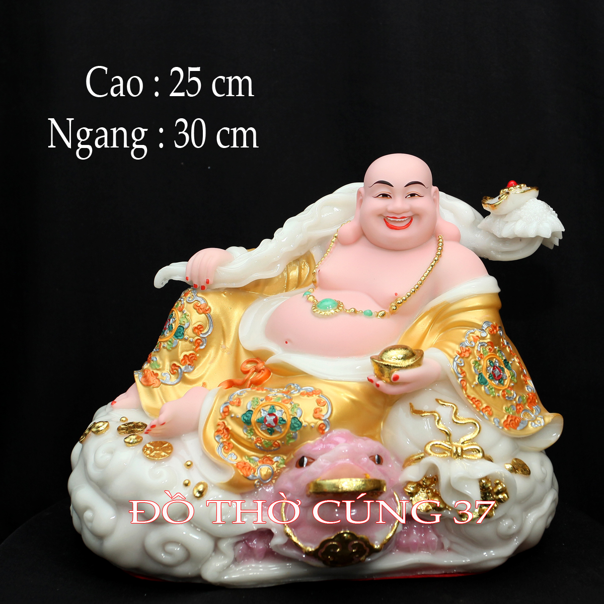 Tượng phật di lạc - áo đỏ , áo vàng