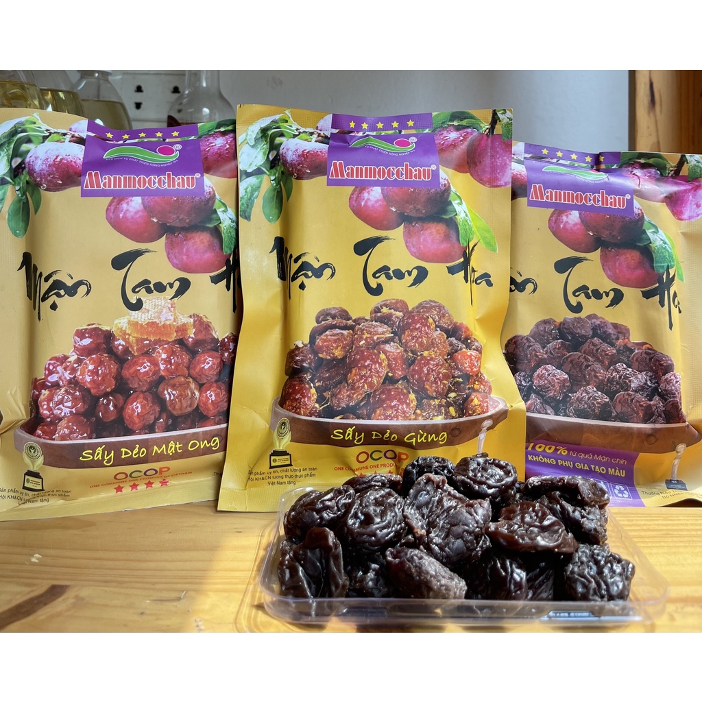 Mận tam hoa sấy dẻo mật ong Mộc Châu 200gr