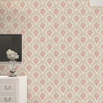 5m giấy dán tường hoa đằng hồng - khổ rộng 0.45m