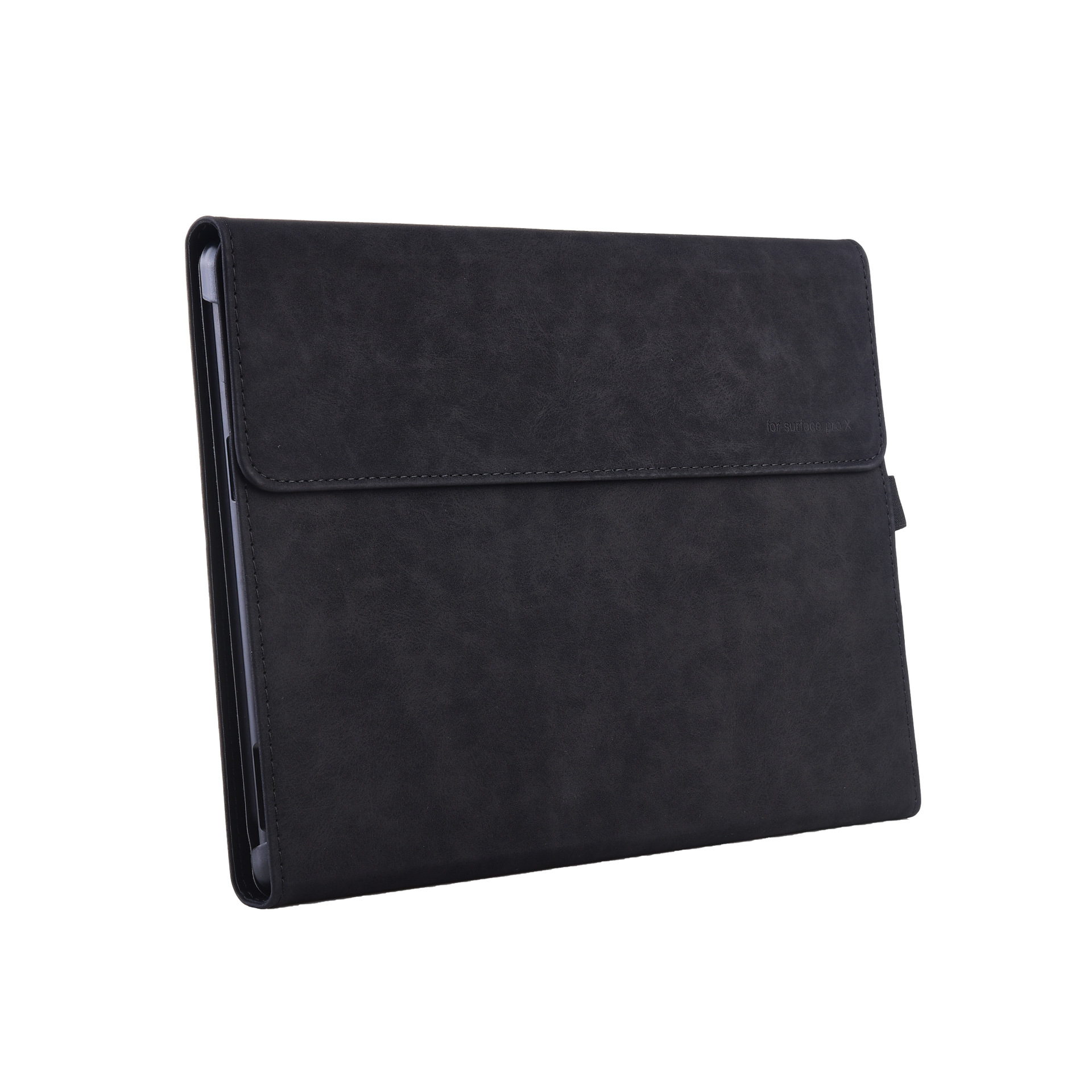 Combo Bao da cao cấp Surface Pro 4,Pro 5,Pro 6, Pro 7 , Pro X + Túi phụ kiện Màu đen