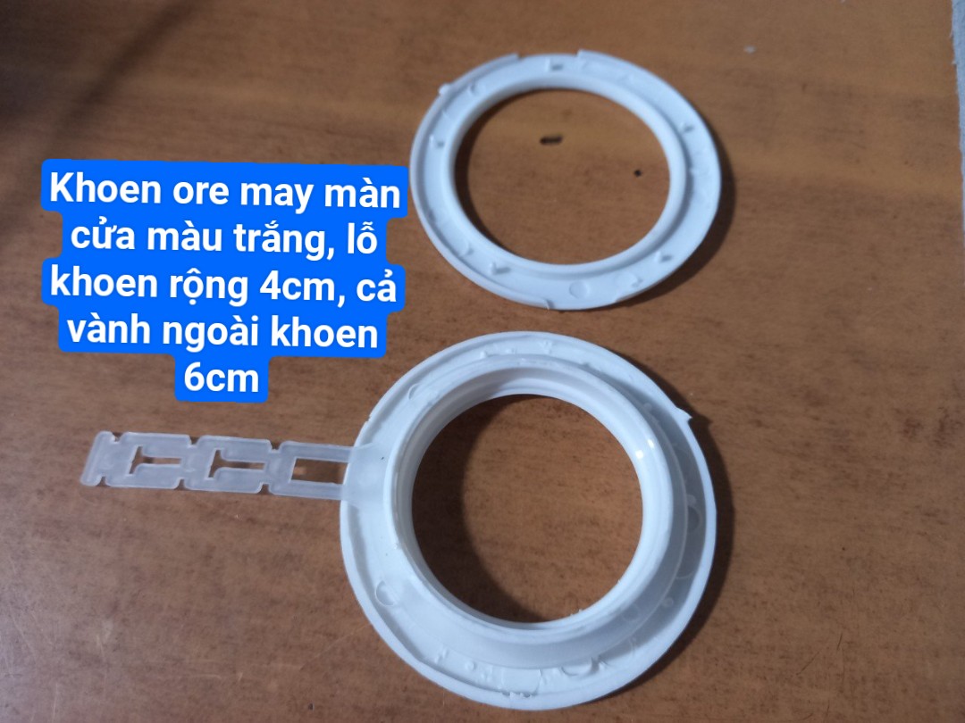 Khoen Ore May Rèm Cửa Màu Trắng