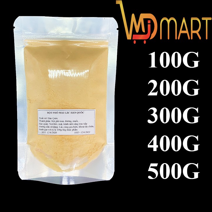 Bột Phô Mai Hàn Quốc ( Gói 100G,200G,300G,500G )