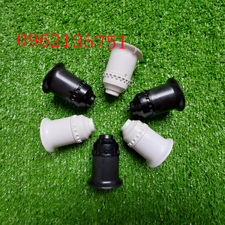 Combo 2 Đuôi đèn treo E27 Trắng, Đen ( Loại Tốt )