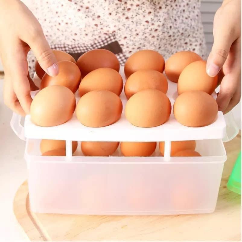 HỘP ĐỰNG TRỨNG 2 TẦNG TIỆN DỤNG