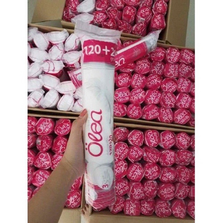 Bông Tẩy Trang Olea Cotton Pad (140 Miếng)