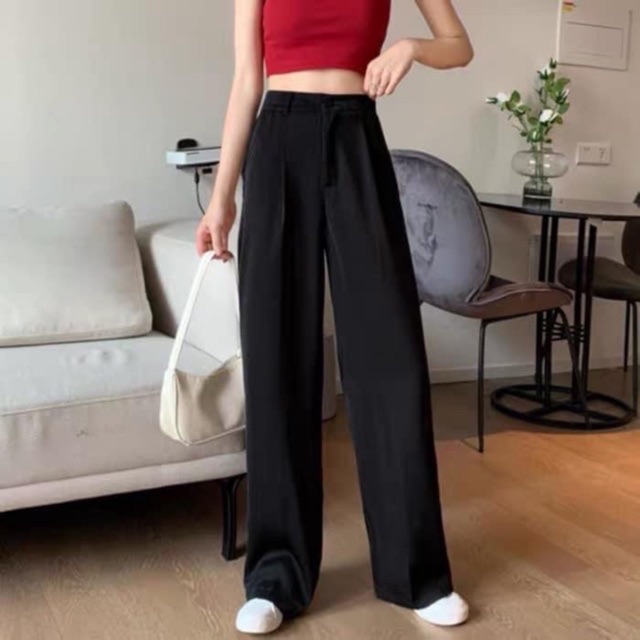 [25-27/4 Hoàn tiền 15%]Quần Ống Rộng Công Sở- Quần Culottes