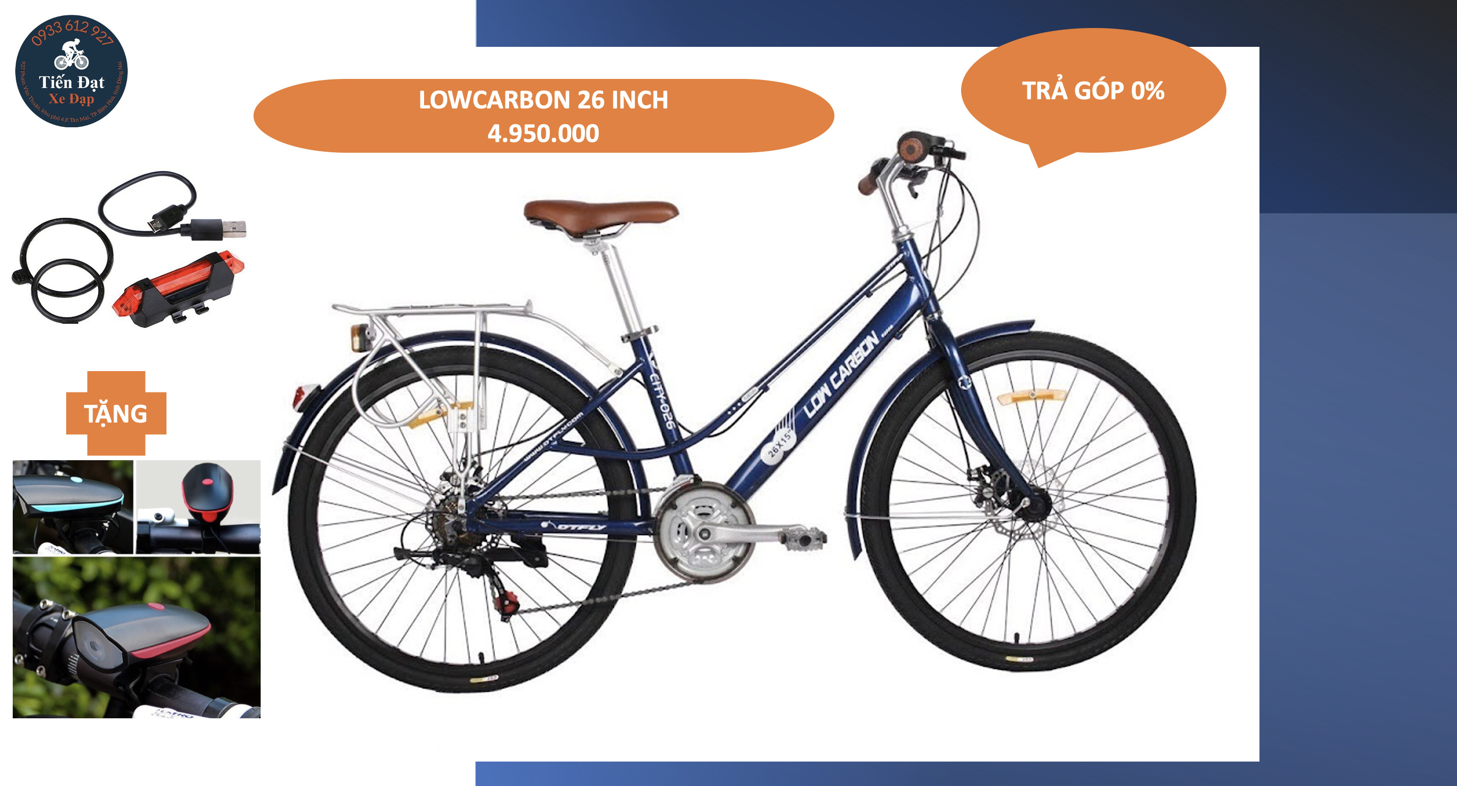 Xe đạp nữ Low Carbon City 026
