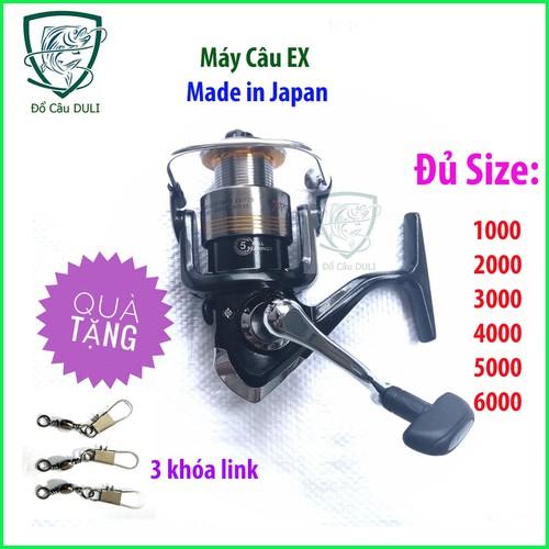 May cau ca Expert kim loại, tay quay kim loại đủ size từ 1000 - 6000, [Tặng 3 khóa link] - máy câu lure, máy câu đứng, máy câu cá - Cần Câu Shimano giá rẻ