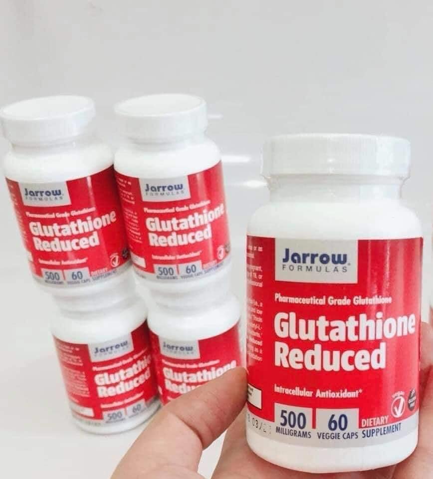 trắng da Glutathione Reduced Jarrow Formulas 60 viên