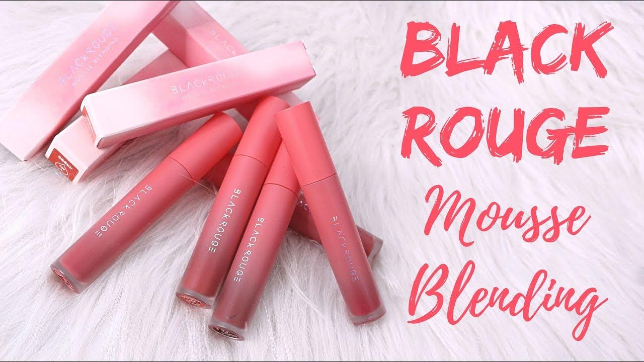 [HCM]SON KEM LÌ BLACK ROUGE MOUSSE BLENDING