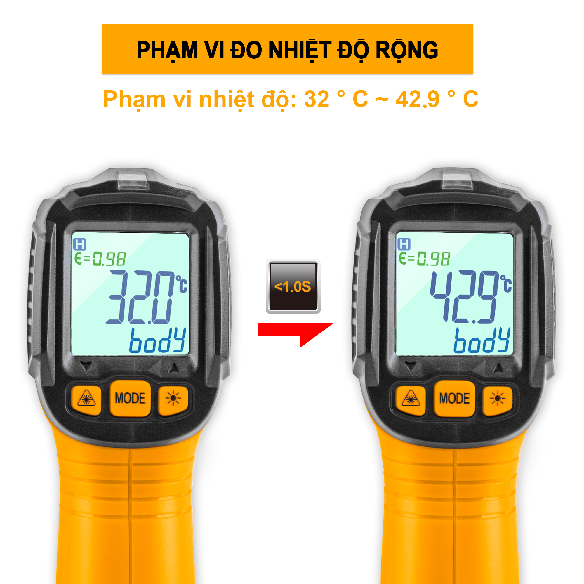 Máy đo thân nhiệt INGCO HIT010381