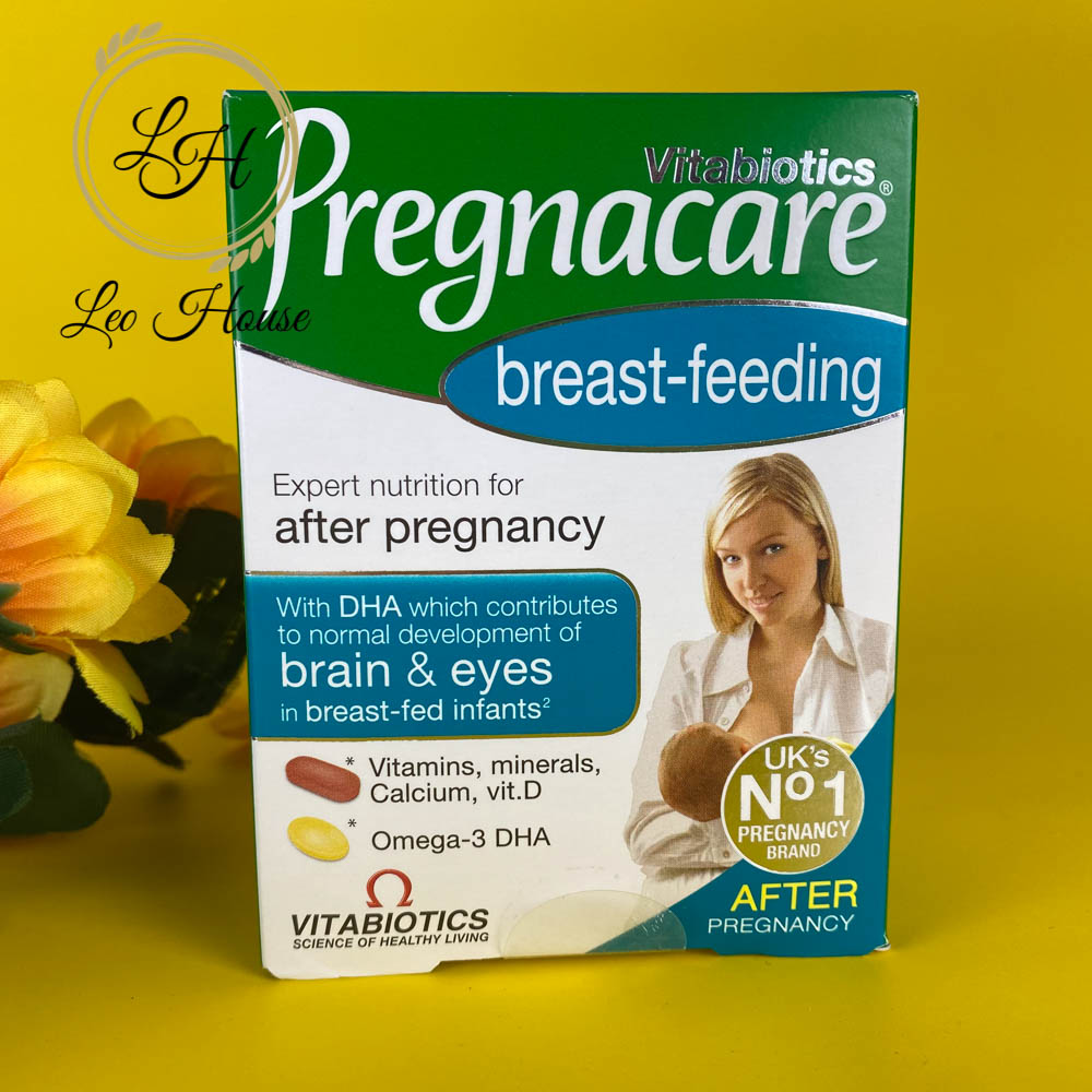 Vien Uống Vitabiotics Pregnacare Breast Feeding Bổ Sung Vitamin Cho Phụ Nữ Sau Sinh 84 Vien Lazada Vn