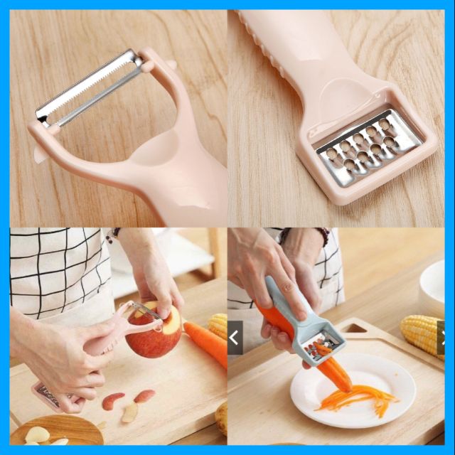 Dao bào gọt rau củ quả 2 đầu tiện lợi