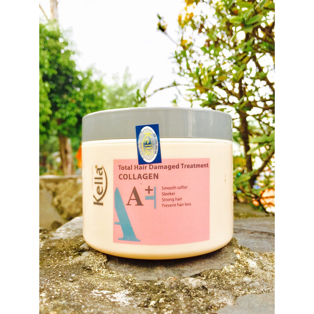 [HCM]Kem hấp dầu dưỡng tóc Kella Colagen A+ 300ml
