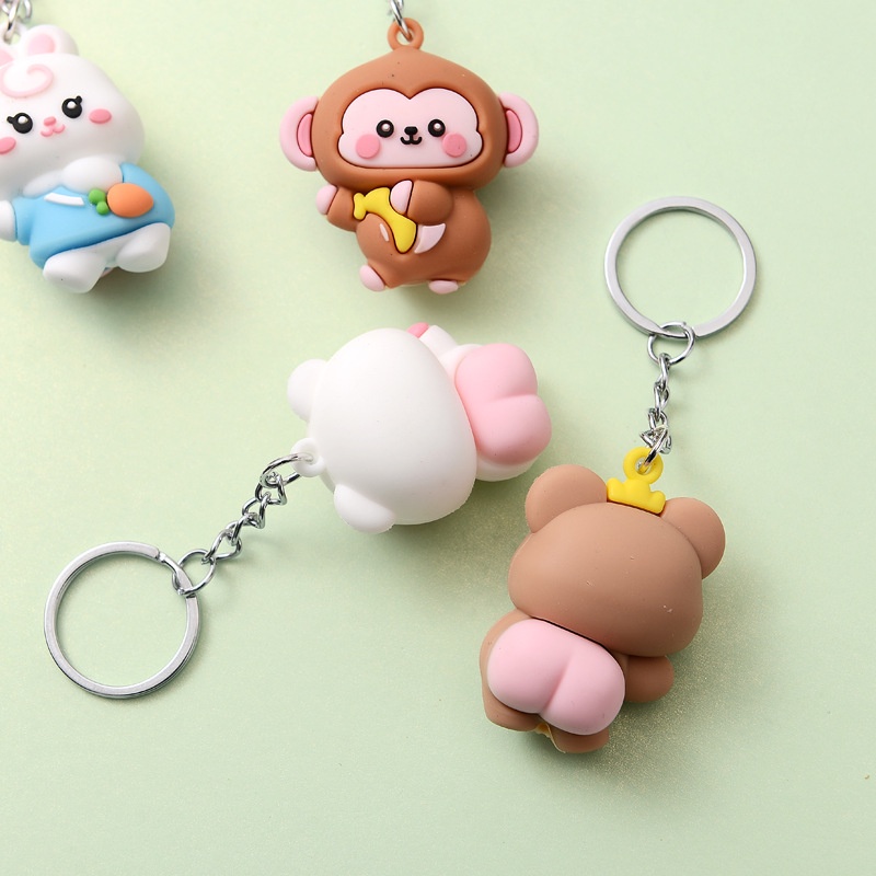 Móc khóa con vật đáng yêu làm quà tặng