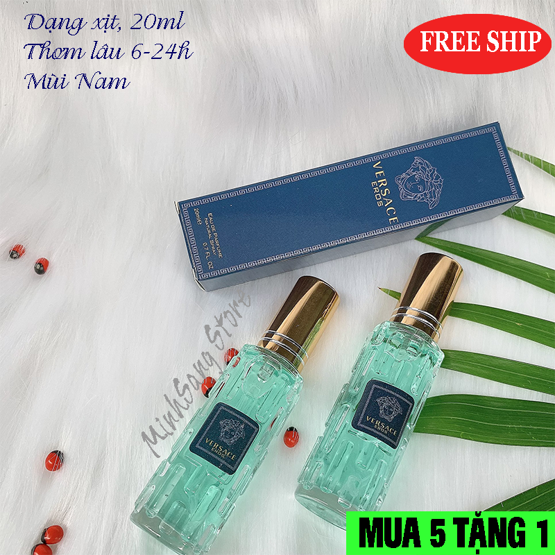 COMBO 2 CHAI NƯỚC HOA NAM BLUE+ VESACE EROS 20ML