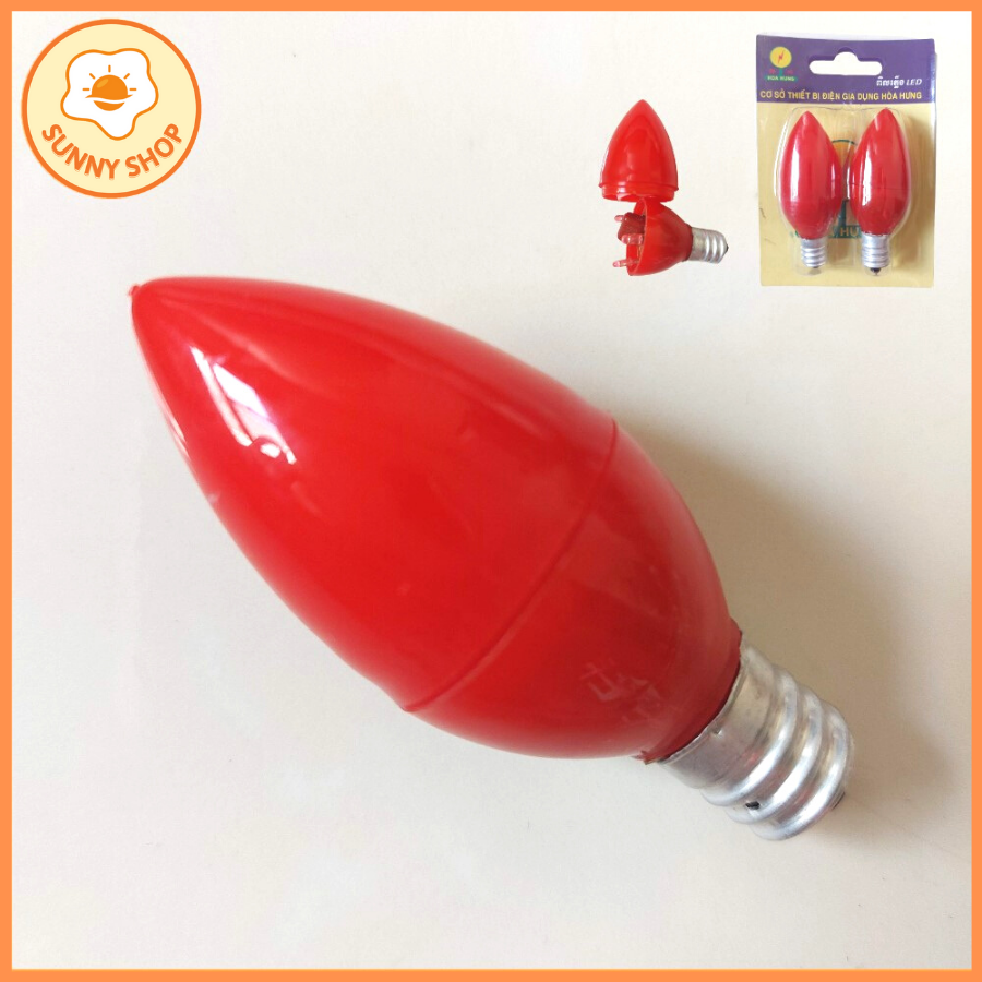 Bộ 2 Bóng Đèn Cà Na Super Power LED, Bóng đèn Thờ
