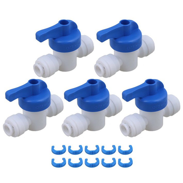 Bộ 2 van khóa nối nhanh 2 đầu dây 6mm