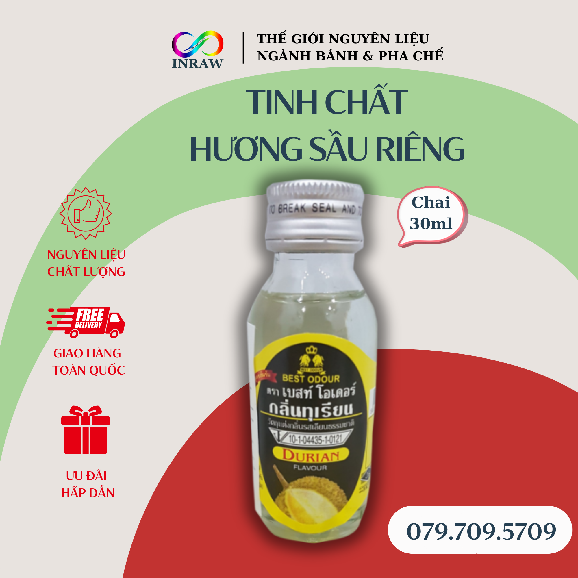 Hương Sầu Riêng Best Odour Thái Lan 30ml