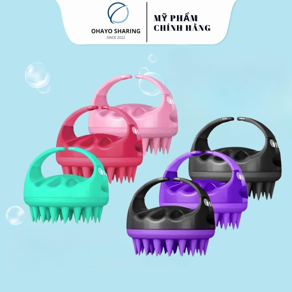 Lược Gội Đầu Silicone Heeta Shampoo Brush [Hàng Mỹ]