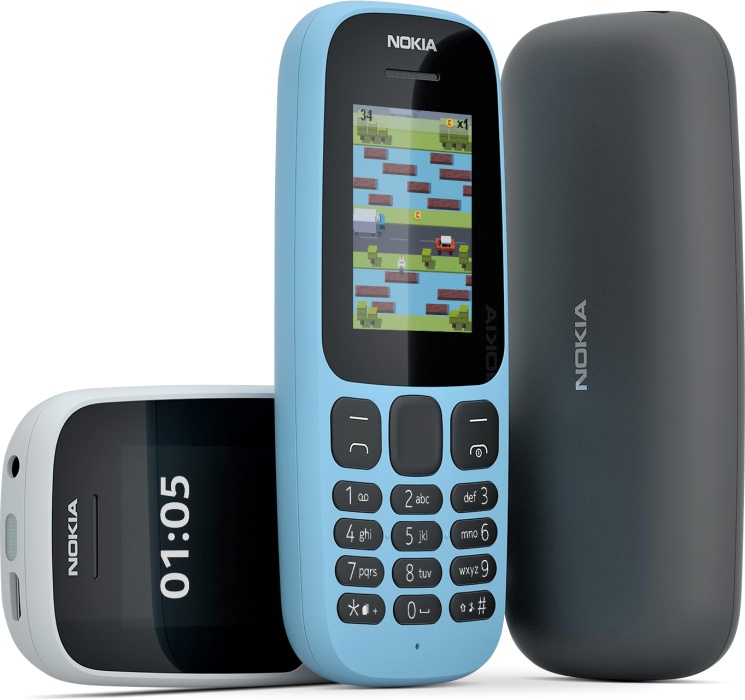 Điện thoại nokia 105 (2017) 1 sim giá rẻ, máy zin