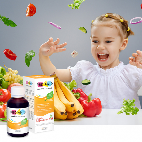 Vitamin Pediakid Appétit Tonus giúp bé ăn ngon 125ml