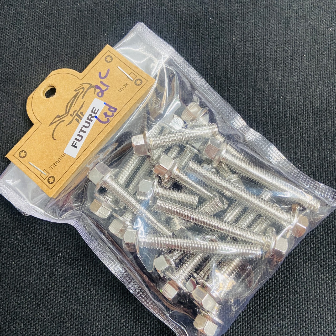 [MẪU THÁI] BỘ ỐC LỐC MÁY SALAYA CHẤT LIỆU INOX 304 TRANG TRÍ XE FUTURE LED, FUTURE NEO CAO CẤP SÁNG BÓNG THEO THỜI GIAN
