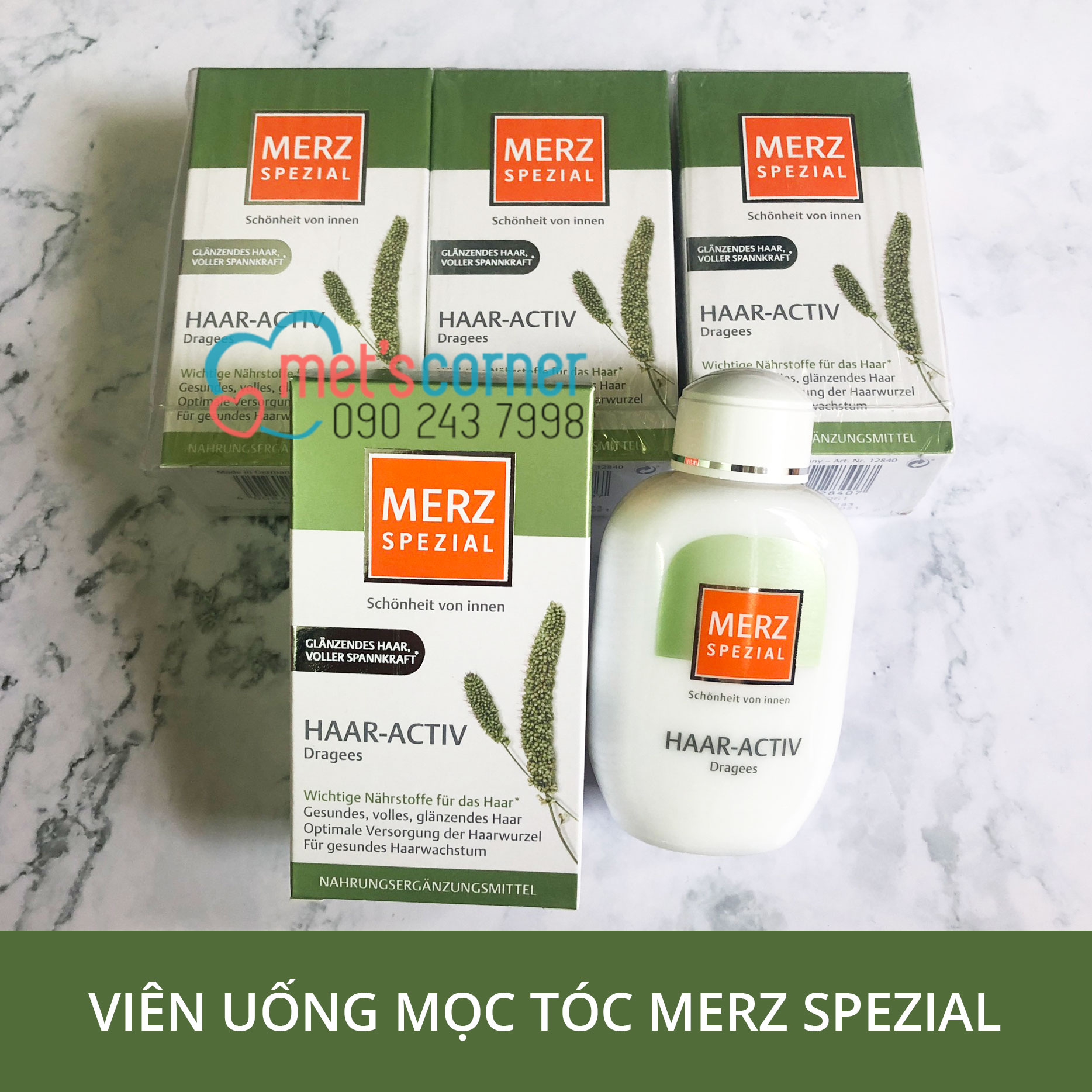 Merz Special Hair-Active Dragees chăm sóc tóc  xách tay Đức