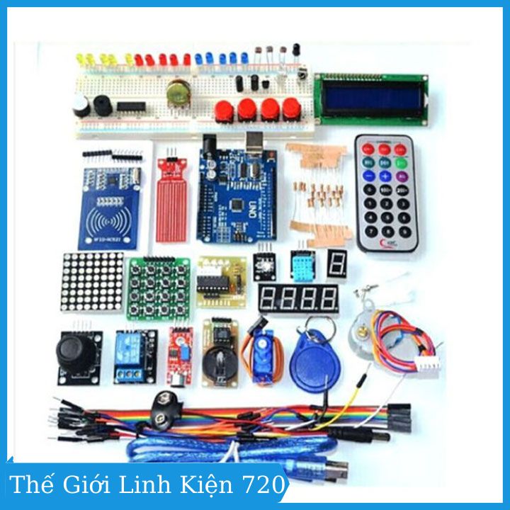 Combo set kit learning Arduino Uno R3 V1 basic warranty 6 months