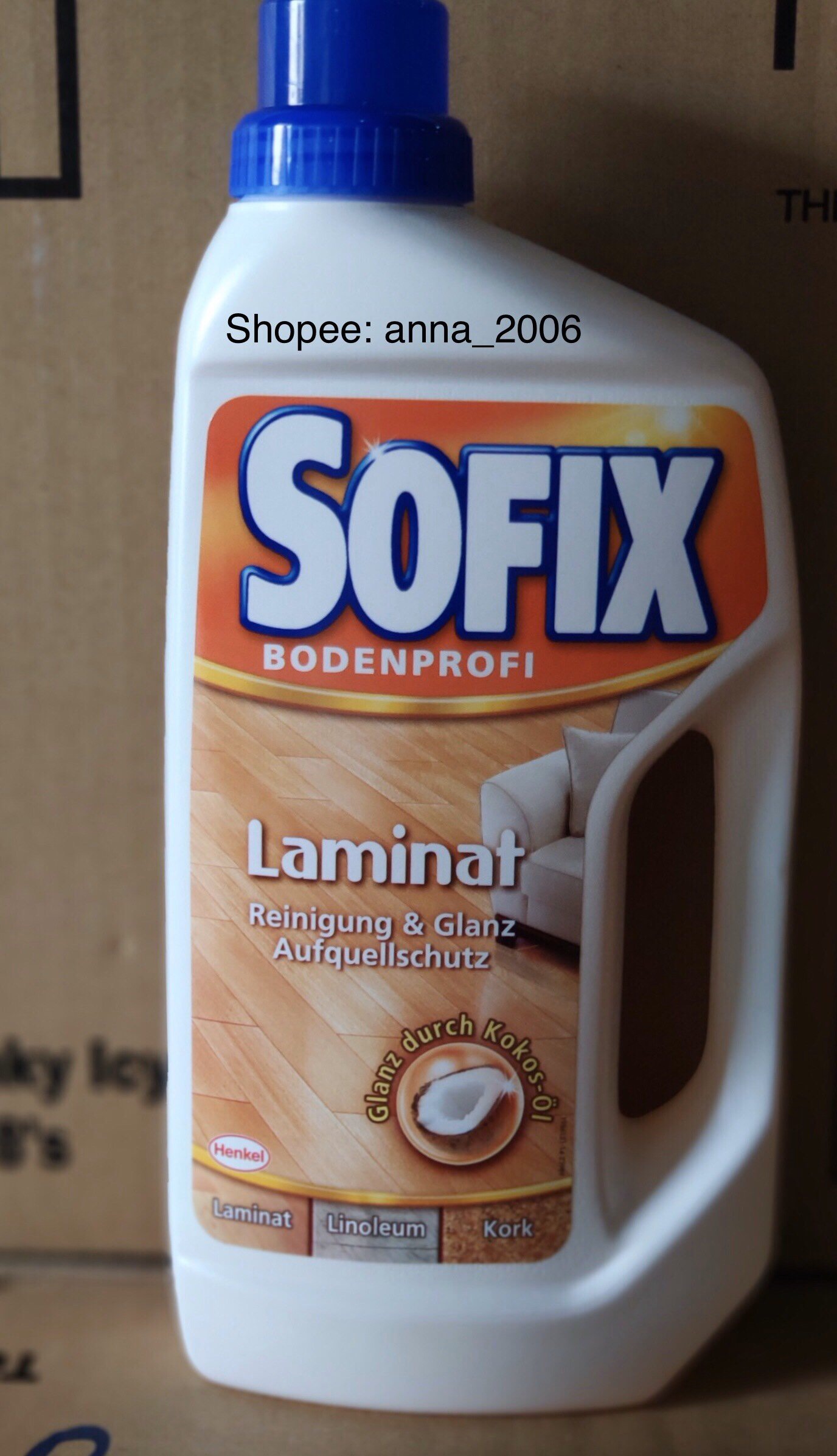 Nước Lau Sàn Gỗ SOFIX Laminate (1 lít)-Nhập khẩu từ ĐỨC.