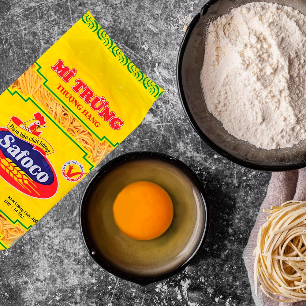 Mì trứng thượng hạng Safoco gói 400g
